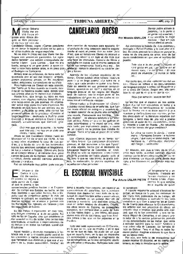 ABC MADRID 24-11-1984 página 35