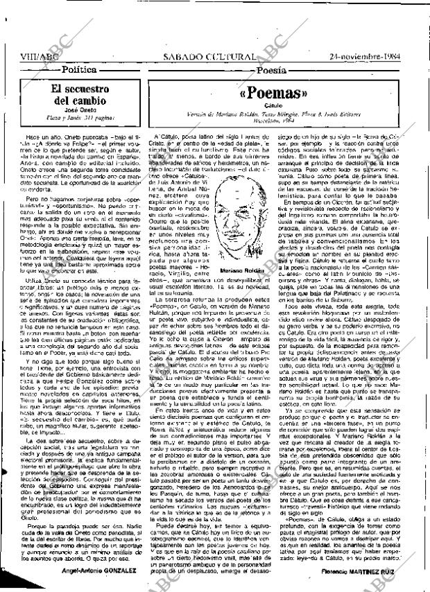 ABC MADRID 24-11-1984 página 54