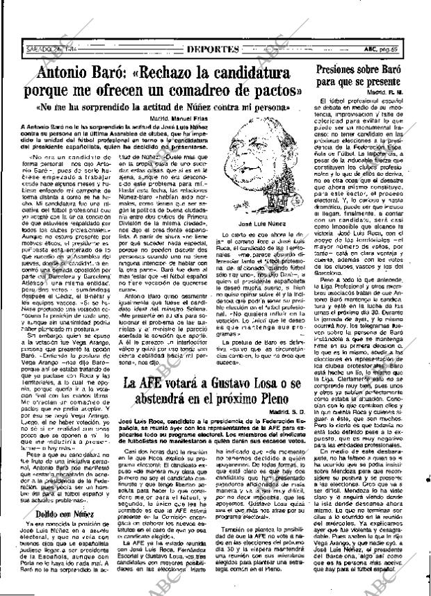 ABC MADRID 24-11-1984 página 69