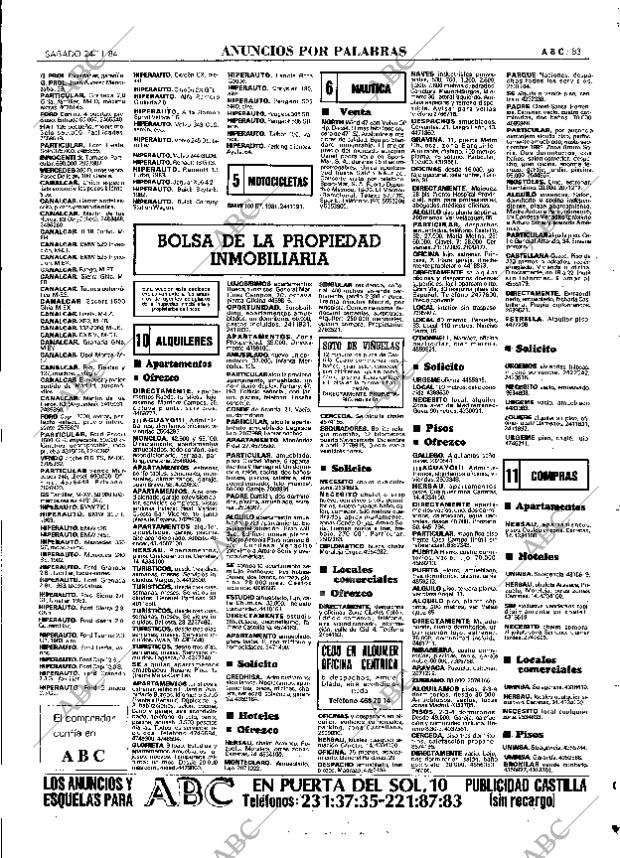 ABC MADRID 24-11-1984 página 83