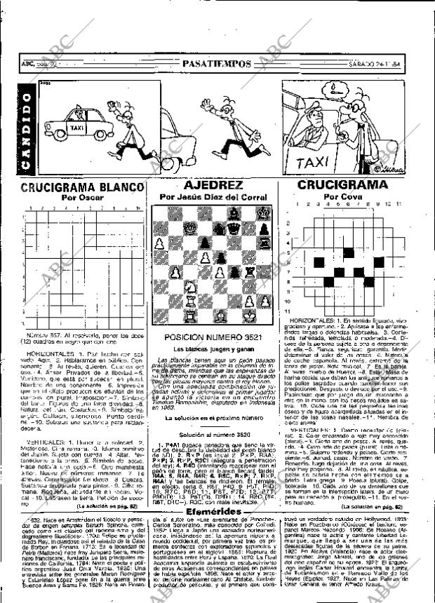 ABC MADRID 24-11-1984 página 92