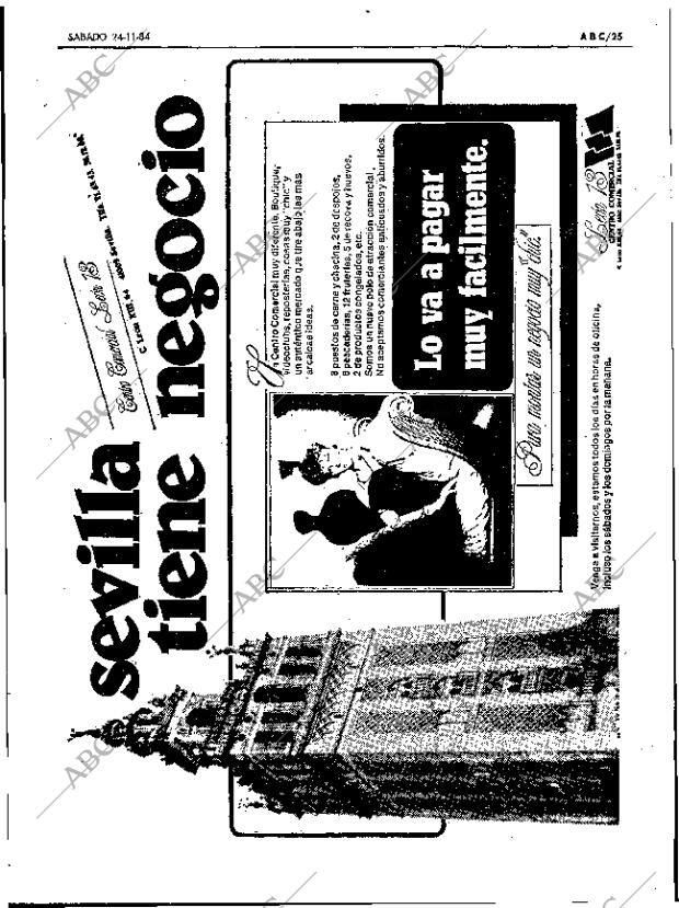 ABC SEVILLA 24-11-1984 página 25