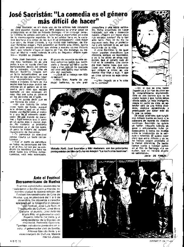 ABC SEVILLA 24-11-1984 página 78