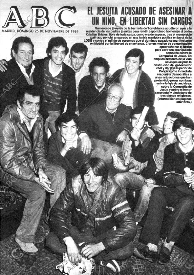 ABC MADRID 25-11-1984 página 1