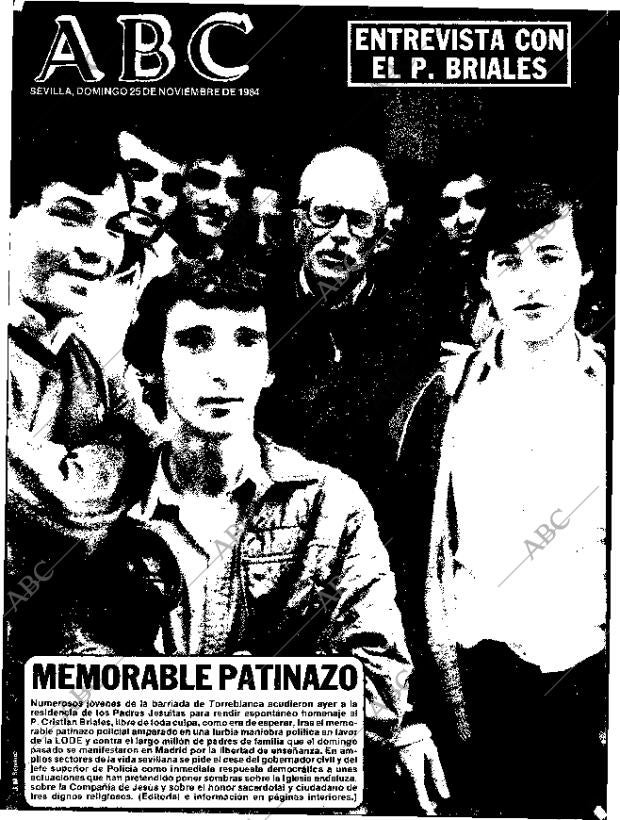 ABC SEVILLA 25-11-1984 página 1