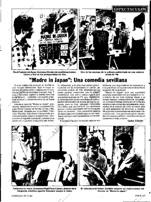 ABC SEVILLA 25-11-1984 página 101
