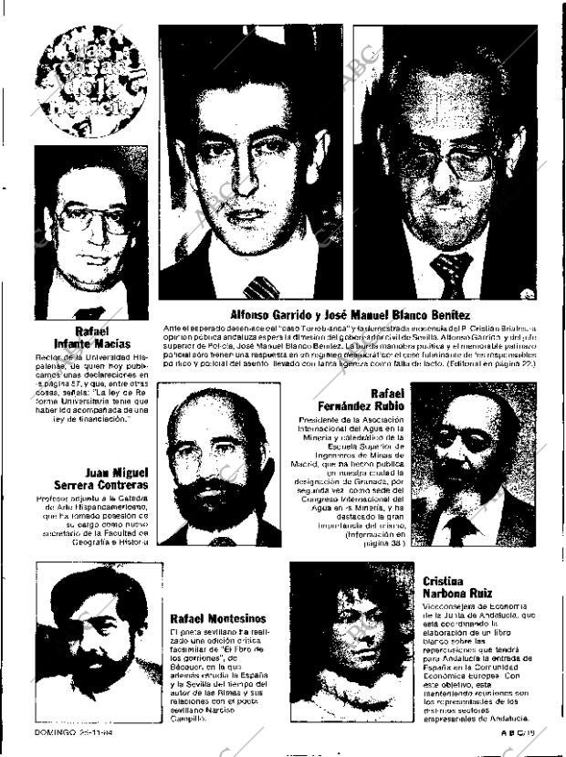 ABC SEVILLA 25-11-1984 página 19