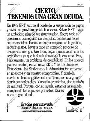 ABC SEVILLA 25-11-1984 página 27
