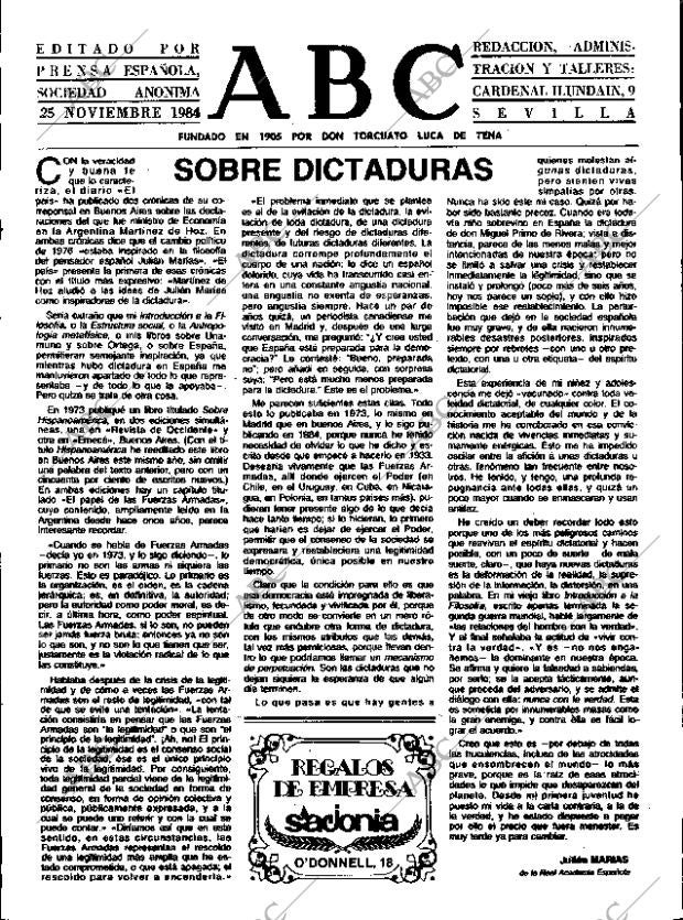 ABC SEVILLA 25-11-1984 página 3