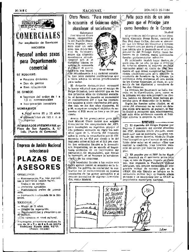 ABC SEVILLA 25-11-1984 página 30