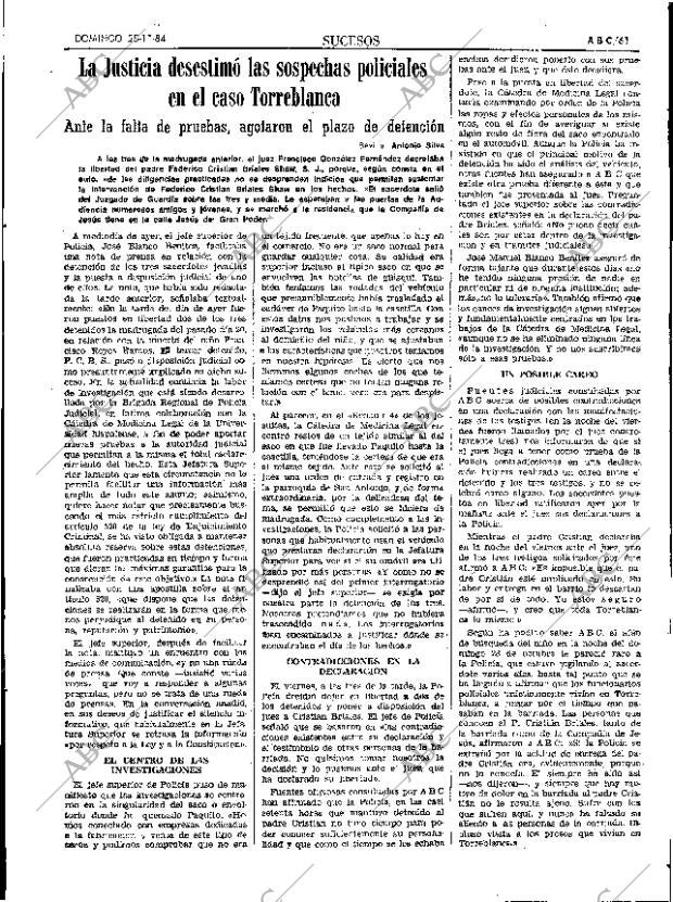 ABC SEVILLA 25-11-1984 página 61