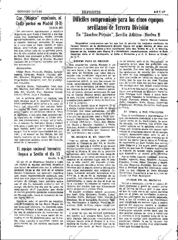 ABC SEVILLA 25-11-1984 página 67
