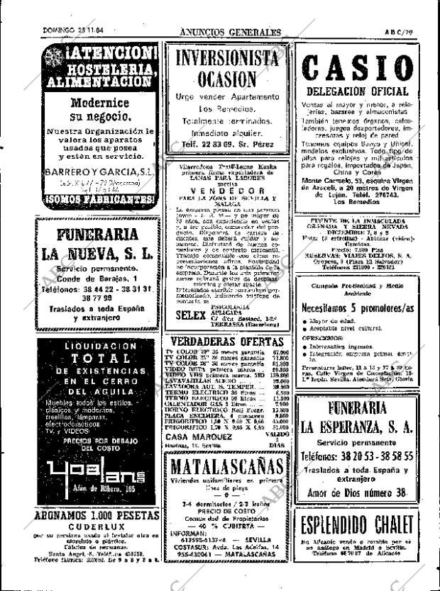 ABC SEVILLA 25-11-1984 página 79