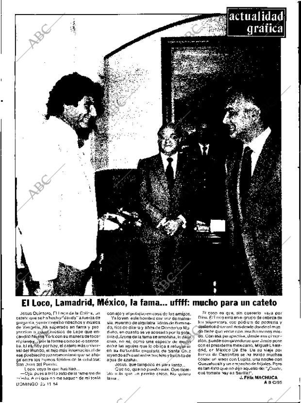 ABC SEVILLA 25-11-1984 página 85