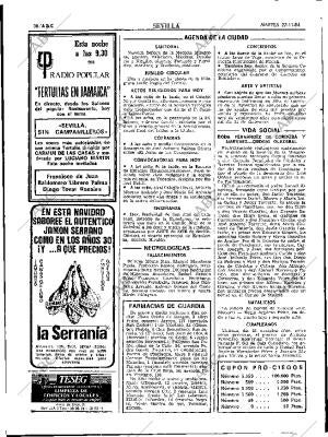 ABC SEVILLA 27-11-1984 página 38