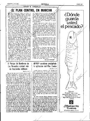 ABC SEVILLA 27-11-1984 página 43