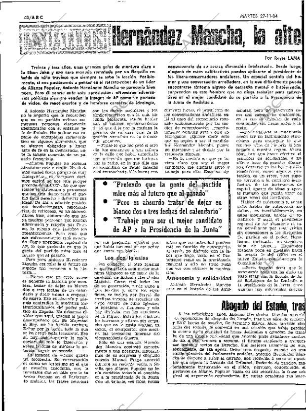 ABC SEVILLA 27-11-1984 página 48