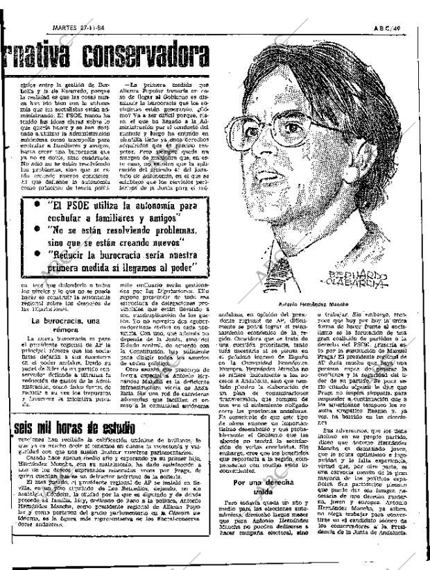 ABC SEVILLA 27-11-1984 página 49