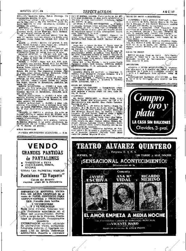 ABC SEVILLA 27-11-1984 página 69