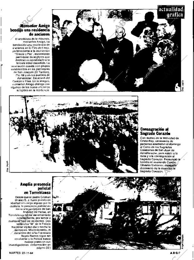 ABC SEVILLA 27-11-1984 página 7