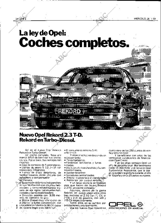 ABC MADRID 28-11-1984 página 34