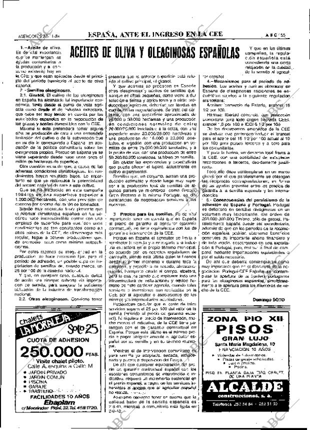 ABC MADRID 28-11-1984 página 55