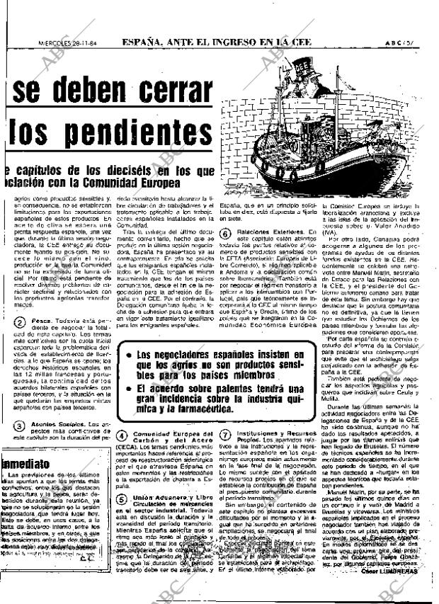 ABC MADRID 28-11-1984 página 57