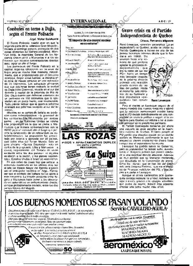 ABC MADRID 30-11-1984 página 29