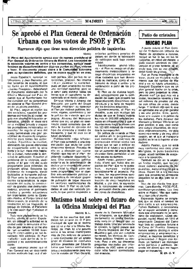 ABC MADRID 30-11-1984 página 33