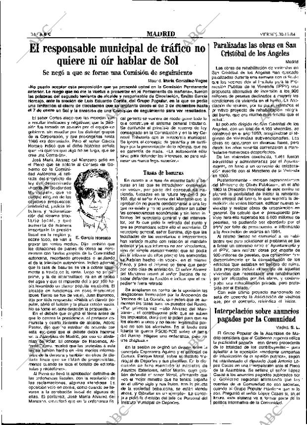 ABC MADRID 30-11-1984 página 34