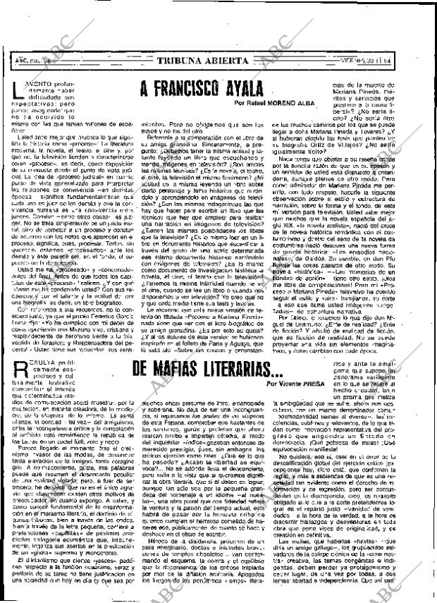 ABC MADRID 30-11-1984 página 54