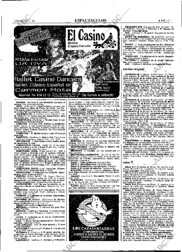 ABC MADRID 30-11-1984 página 77