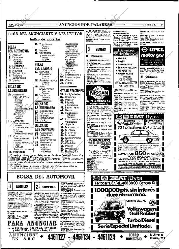 ABC MADRID 30-11-1984 página 80