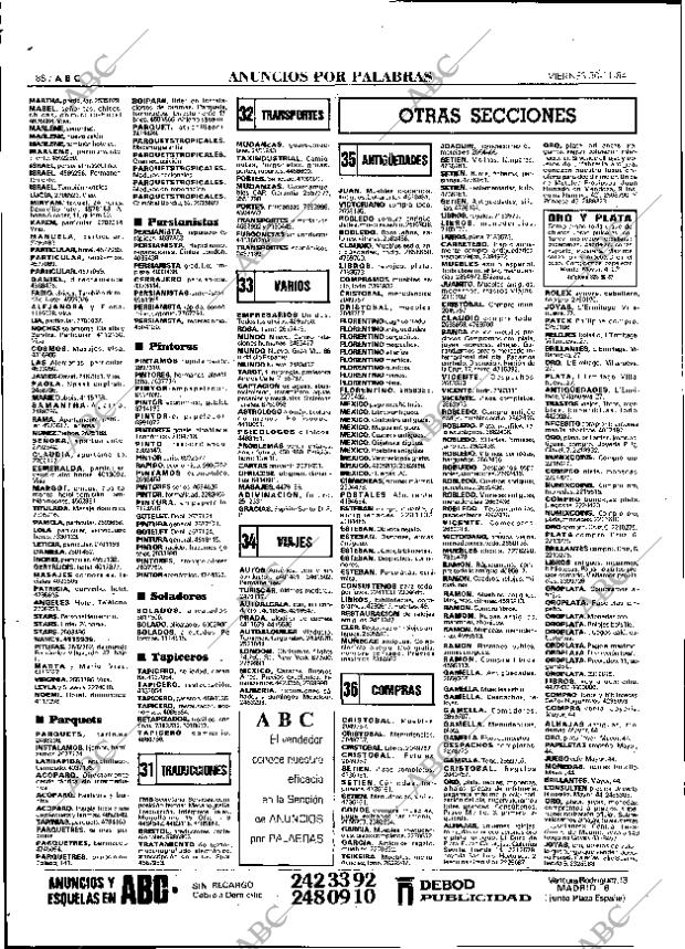 ABC MADRID 30-11-1984 página 88