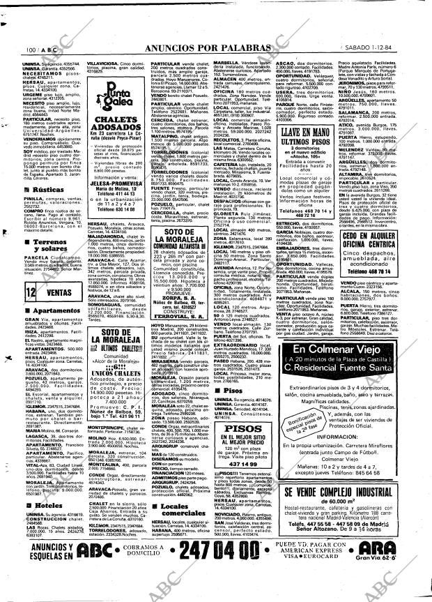 ABC MADRID 01-12-1984 página 100