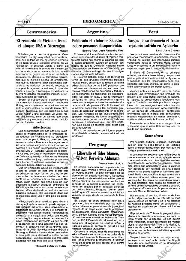 ABC MADRID 01-12-1984 página 28