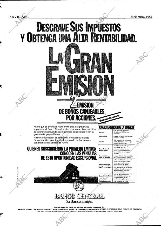 ABC MADRID 01-12-1984 página 74