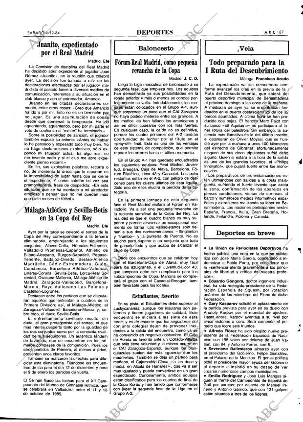 ABC MADRID 01-12-1984 página 87