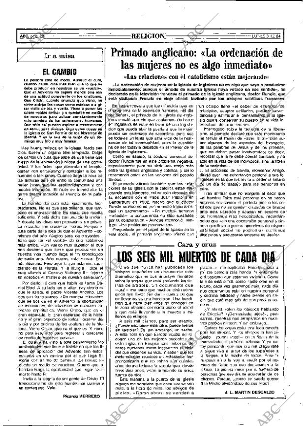 ABC MADRID 03-12-1984 página 28