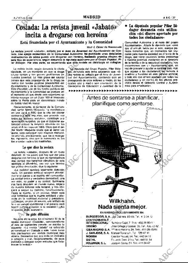 ABC MADRID 06-12-1984 página 37