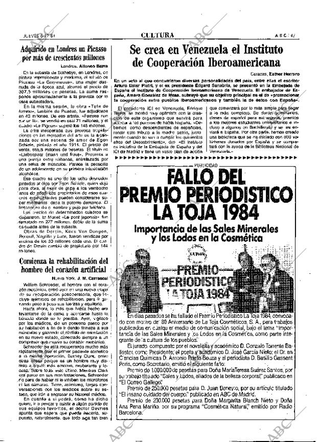 ABC MADRID 06-12-1984 página 47