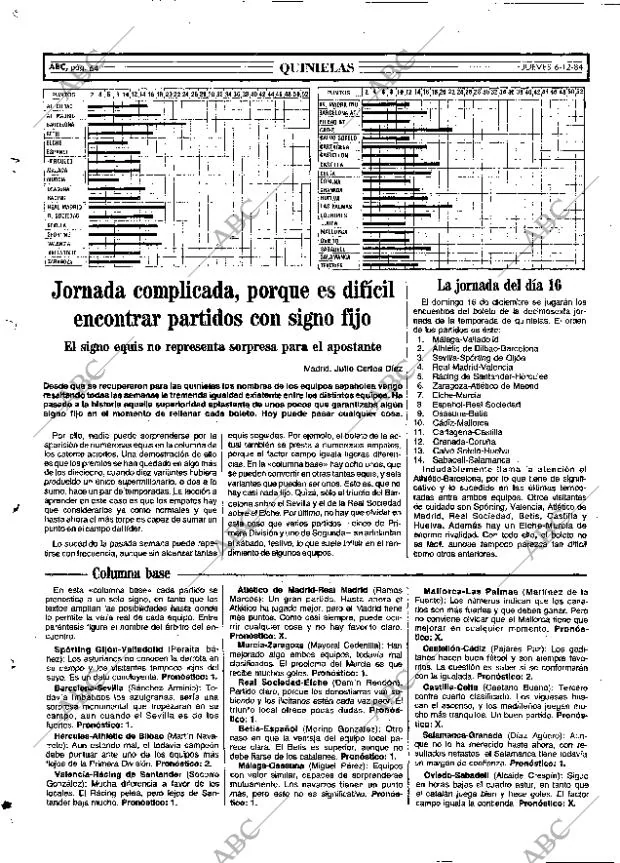 ABC MADRID 06-12-1984 página 64