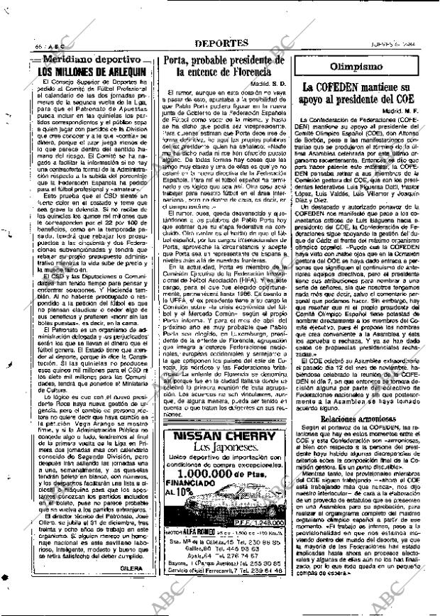 ABC MADRID 06-12-1984 página 66