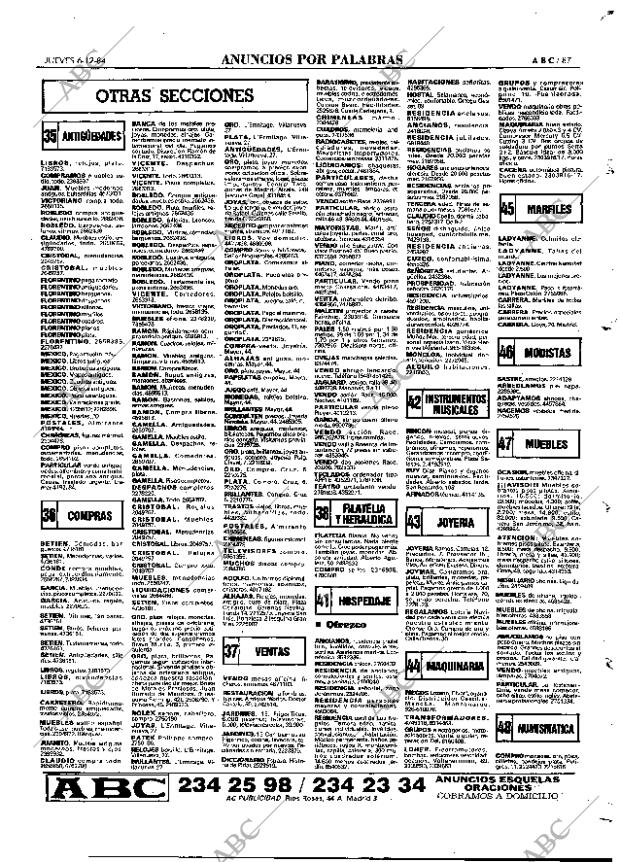 ABC MADRID 06-12-1984 página 87