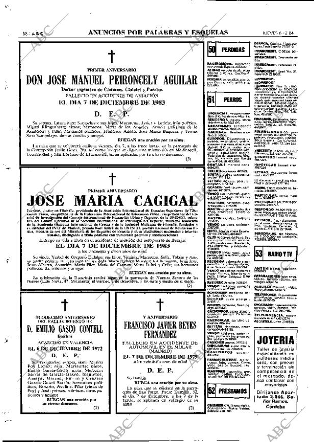 ABC MADRID 06-12-1984 página 88