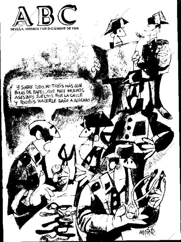 ABC SEVILLA 07-12-1984 página 1