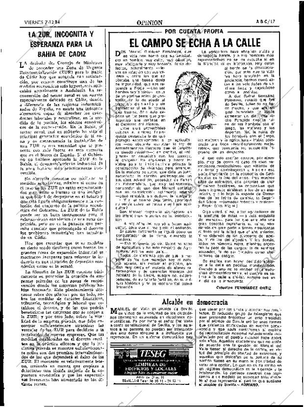 ABC SEVILLA 07-12-1984 página 17