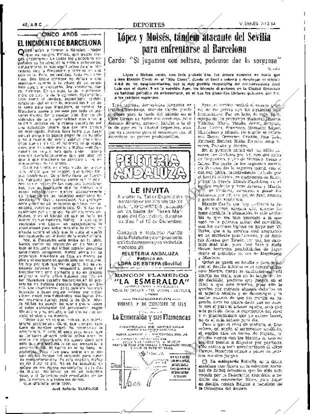 ABC SEVILLA 07-12-1984 página 48