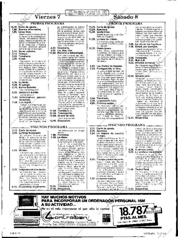 ABC SEVILLA 07-12-1984 página 72