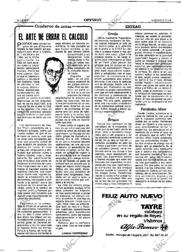 ABC MADRID 08-12-1984 página 16